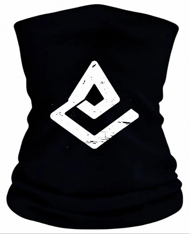 Tour de cou blanc Fearless Flow avec logo imprimé, VTT.